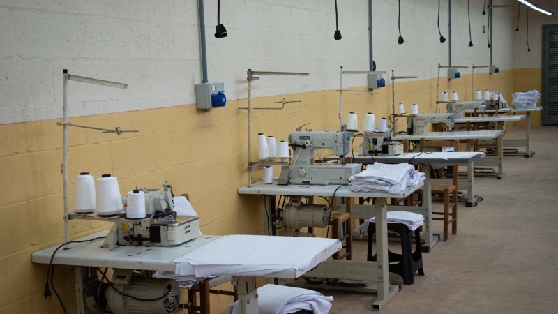 Novo pavilhão possibilitará ampliação de atividade laboral para os apenados