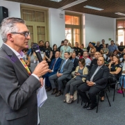 O evento ocorreu na Casa de Cultura Mario Quintana, em Porto Alegre, e foi transmitido para servidores e público externo