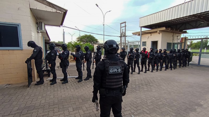 A operação contou com a participação de 50 policiais penais