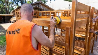Em Canela, diversos beliches foram fabricados por apenados