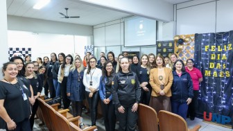 A cerimônia foi realizada no salão de eventos do Complexo