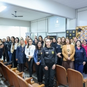 A cerimônia foi realizada no salão de eventos do Complexo