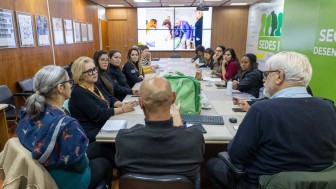 A reunião do Ceipi ocorreu na última quarta-feira (28/5), na sede da Secretaria Estadual de Desenvolvimento Social